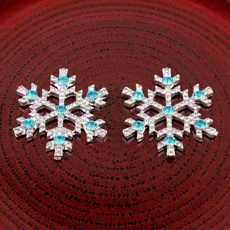 5pcs/lot 31MM DIY Bling Metal Rhinestone Buttons Crystal Buttons