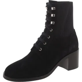 Aquatalia Womens Suede Lace-Up Combat & Lace-Up Boots
