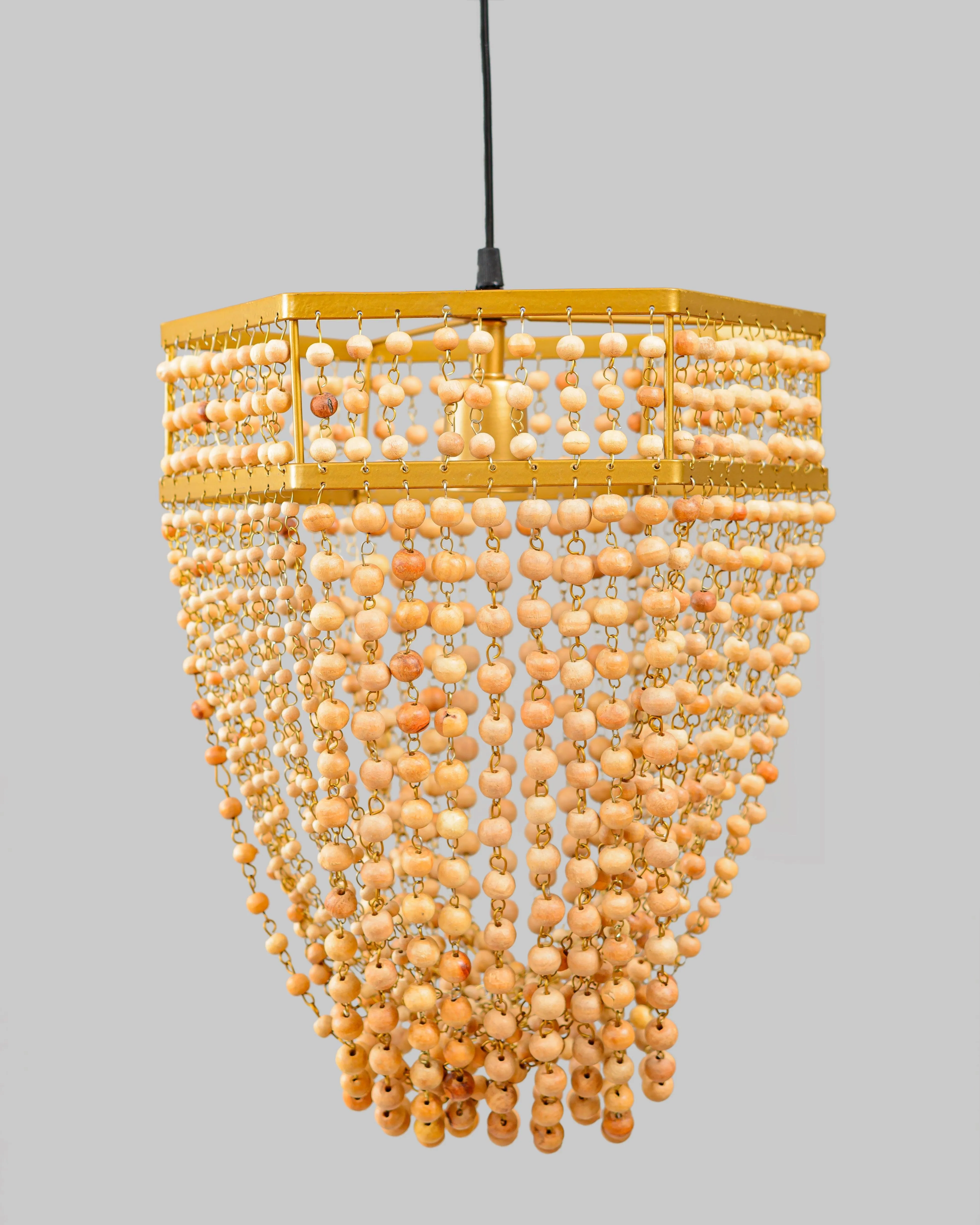 Beads Pendant Light | Elegant Beaded Hanging Light Fixture