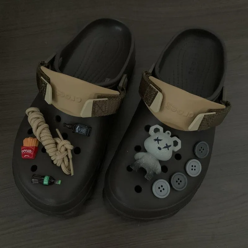 Cave Shoes Flower Men's Shoe Buckle Decorative Accessories
