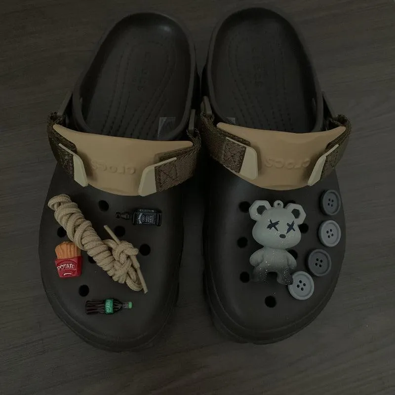 Cave Shoes Flower Men's Shoe Buckle Decorative Accessories