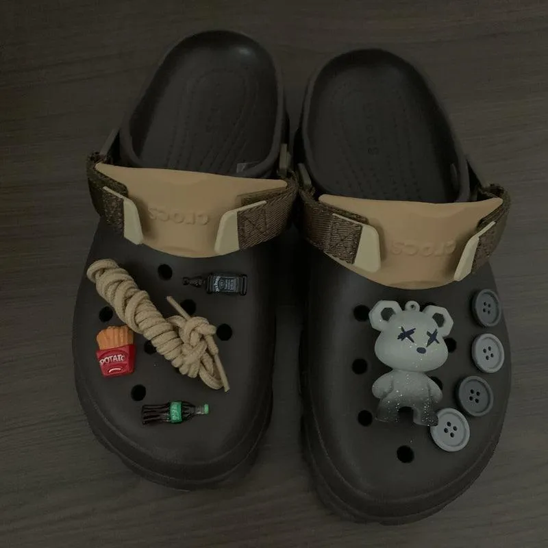 Cave Shoes Flower Men's Shoe Buckle Decorative Accessories