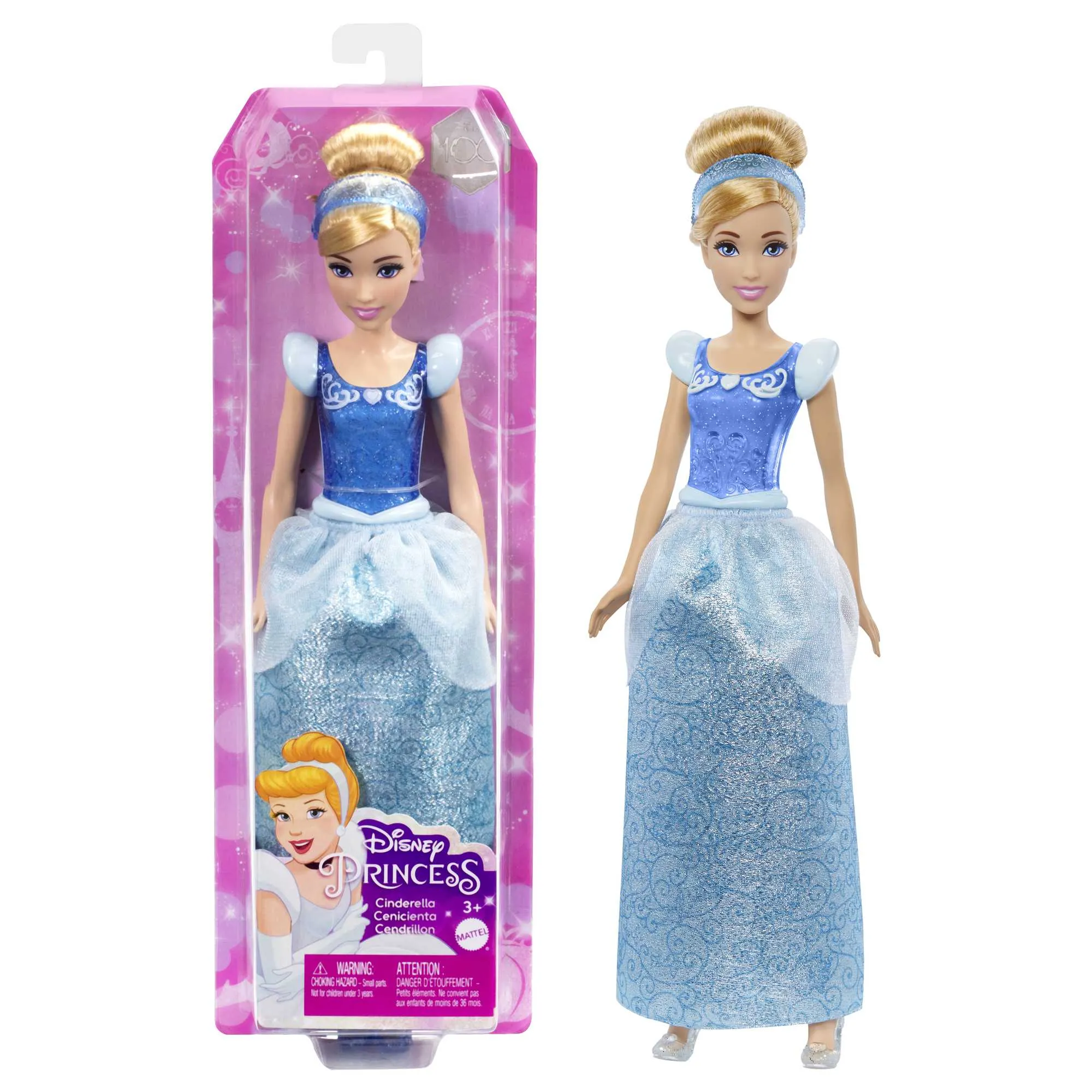 Disney Princess Toys, Cinderella Fashion Doll And Accessories