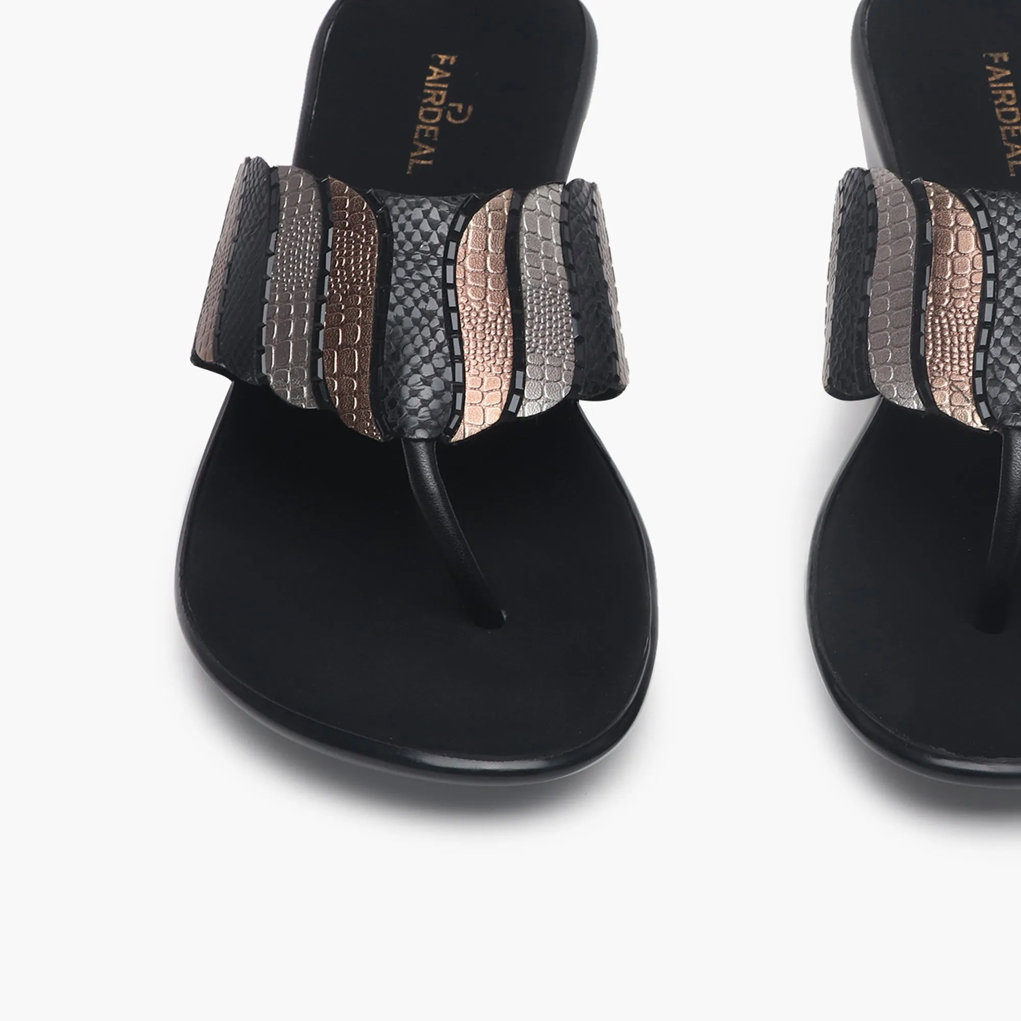 Dual Pattern Slip Ons