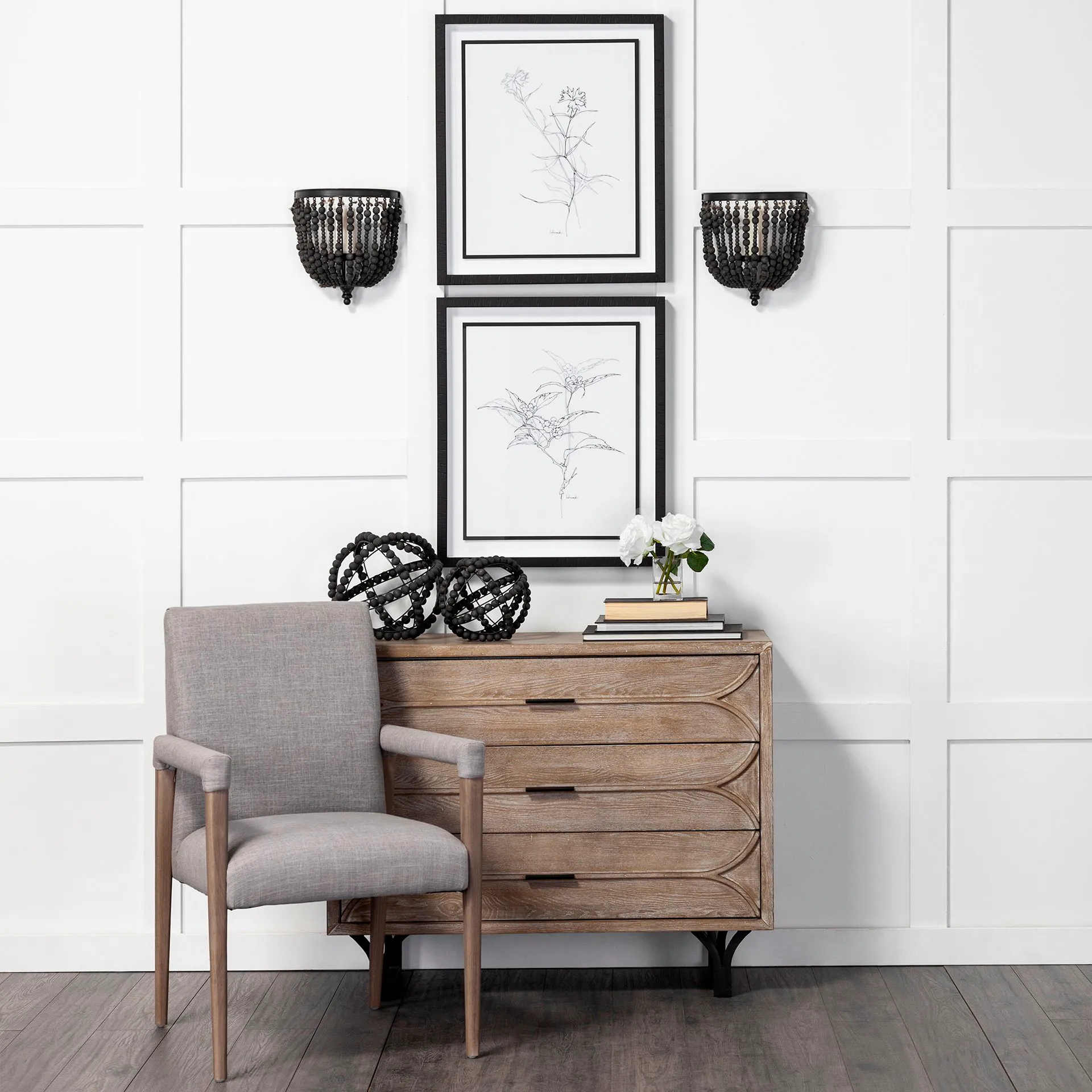 Earnhardt Large Beaded Orb