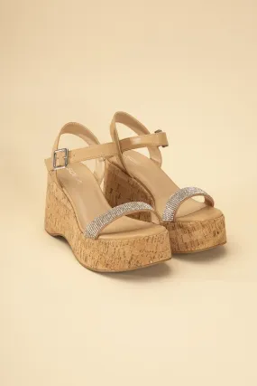 FS Clearance FRAYA-S Rhinestone Strap Sandals