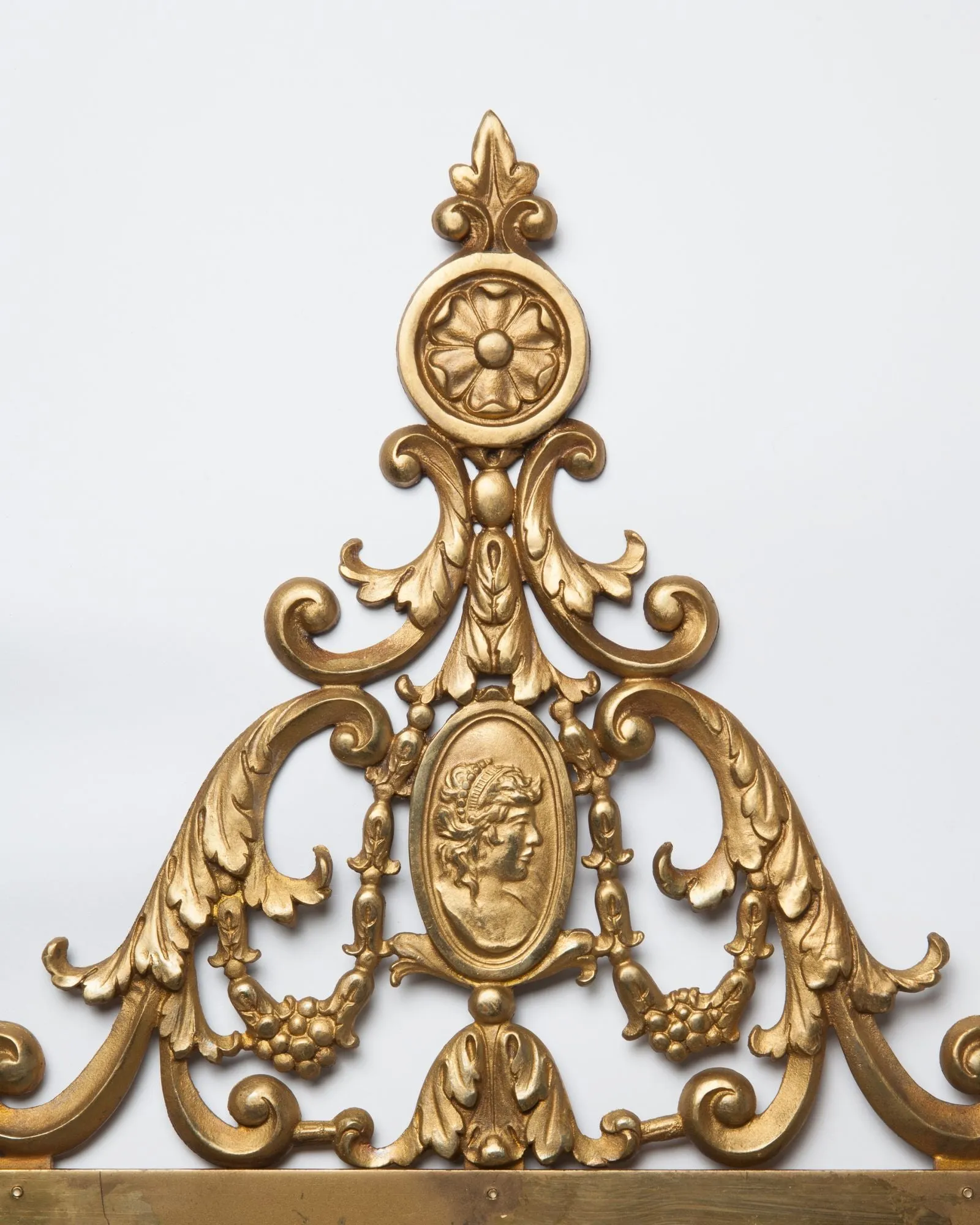 Gilded Sconces with Beaded Crystals
