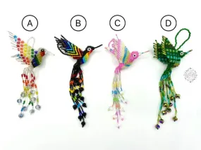 Hummingbird decoration | Hand beaded | Home decor hanging bird ornaments