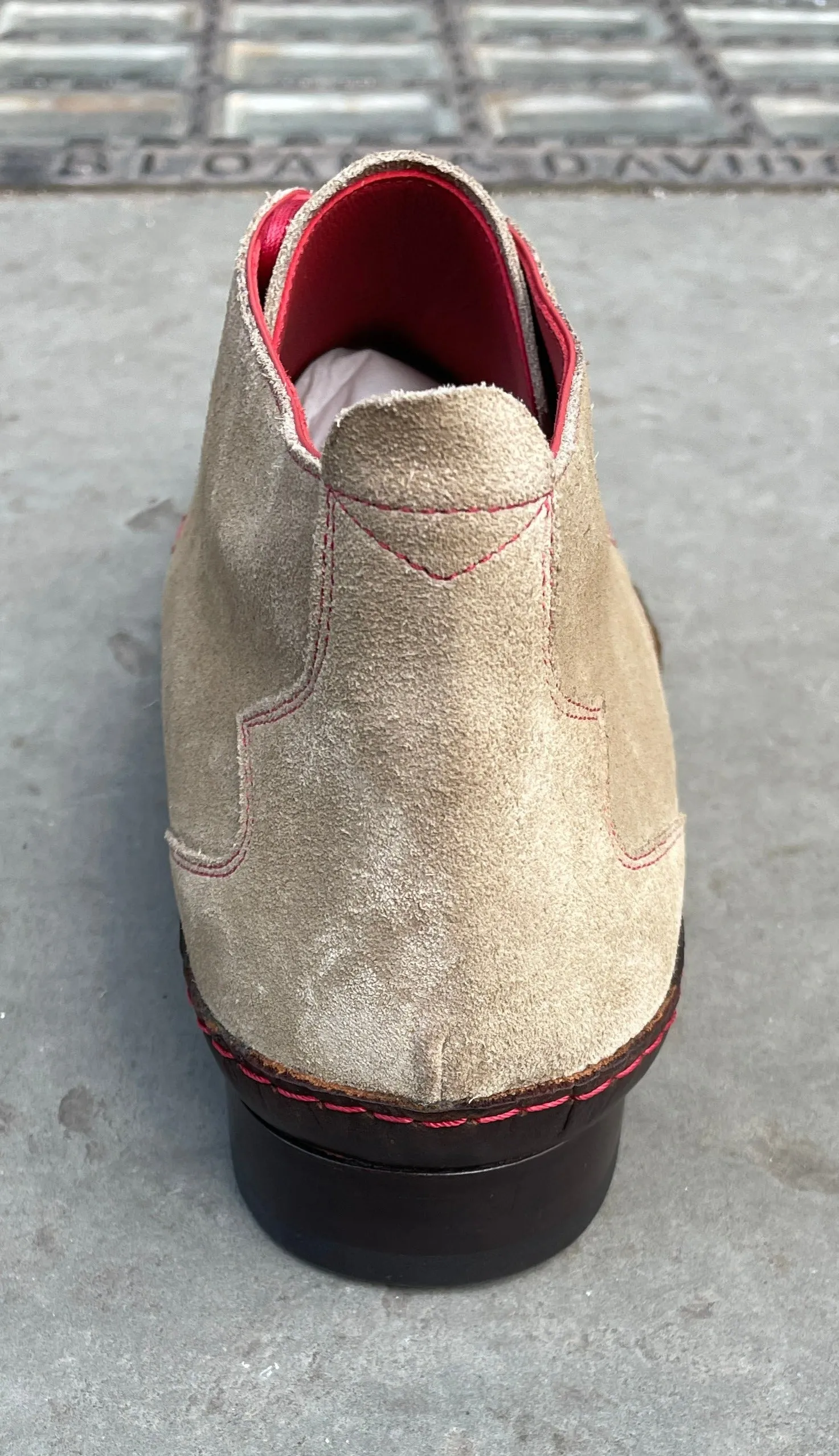 Jeffery West Jimmy Modernist Plain Rock Suede