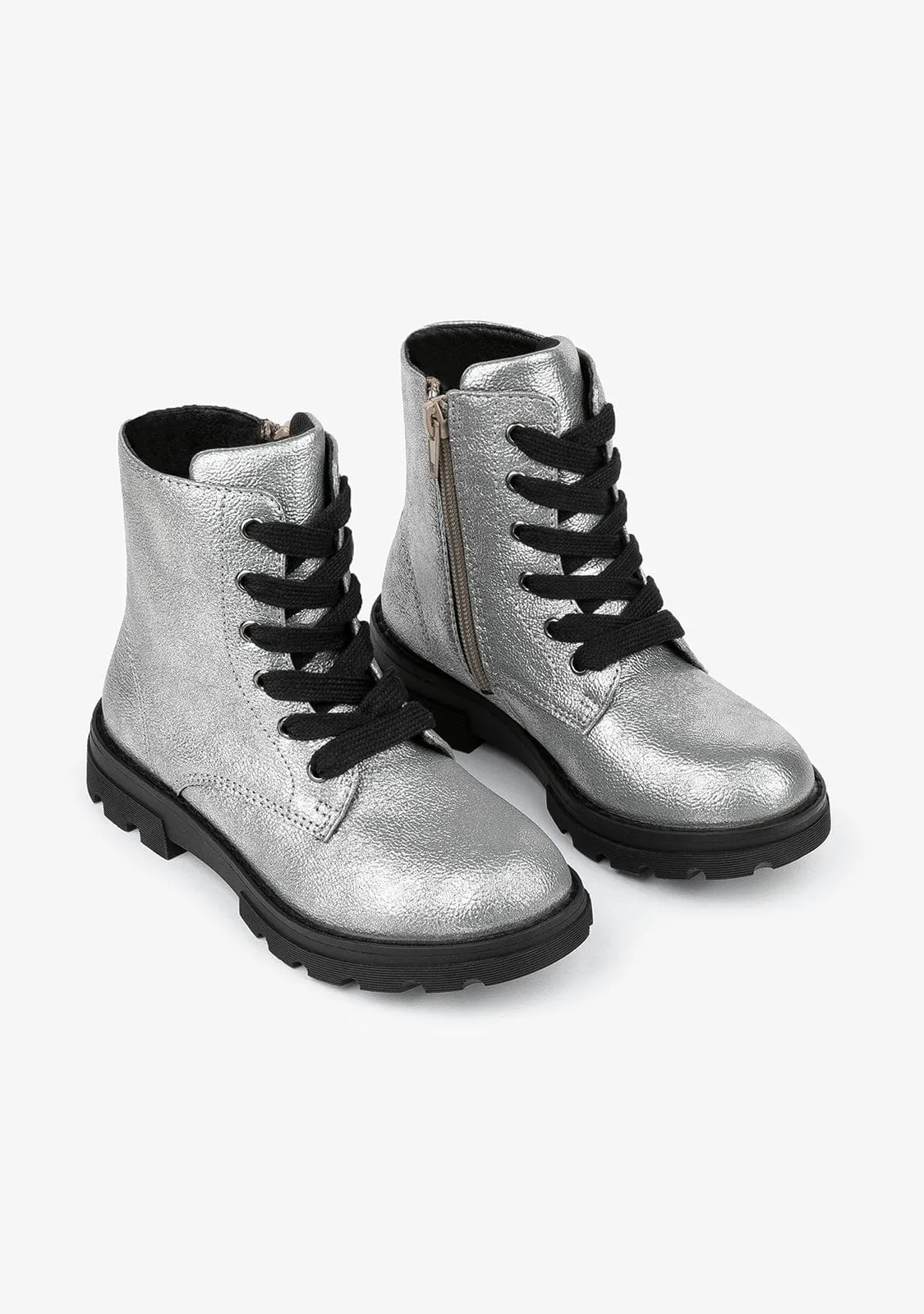 Lead Metallized Combat Boots