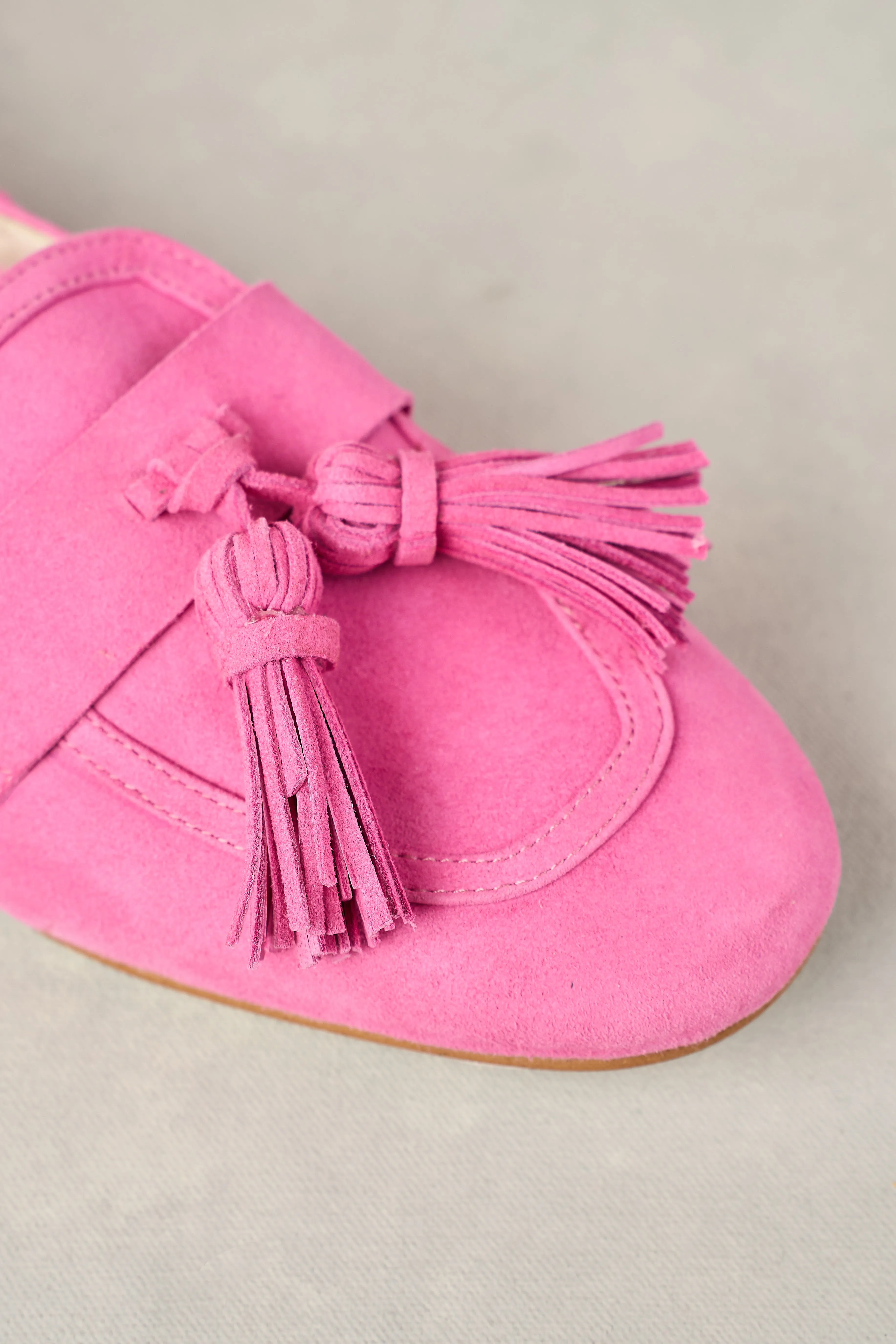 Monet Suede Tassel Loafer