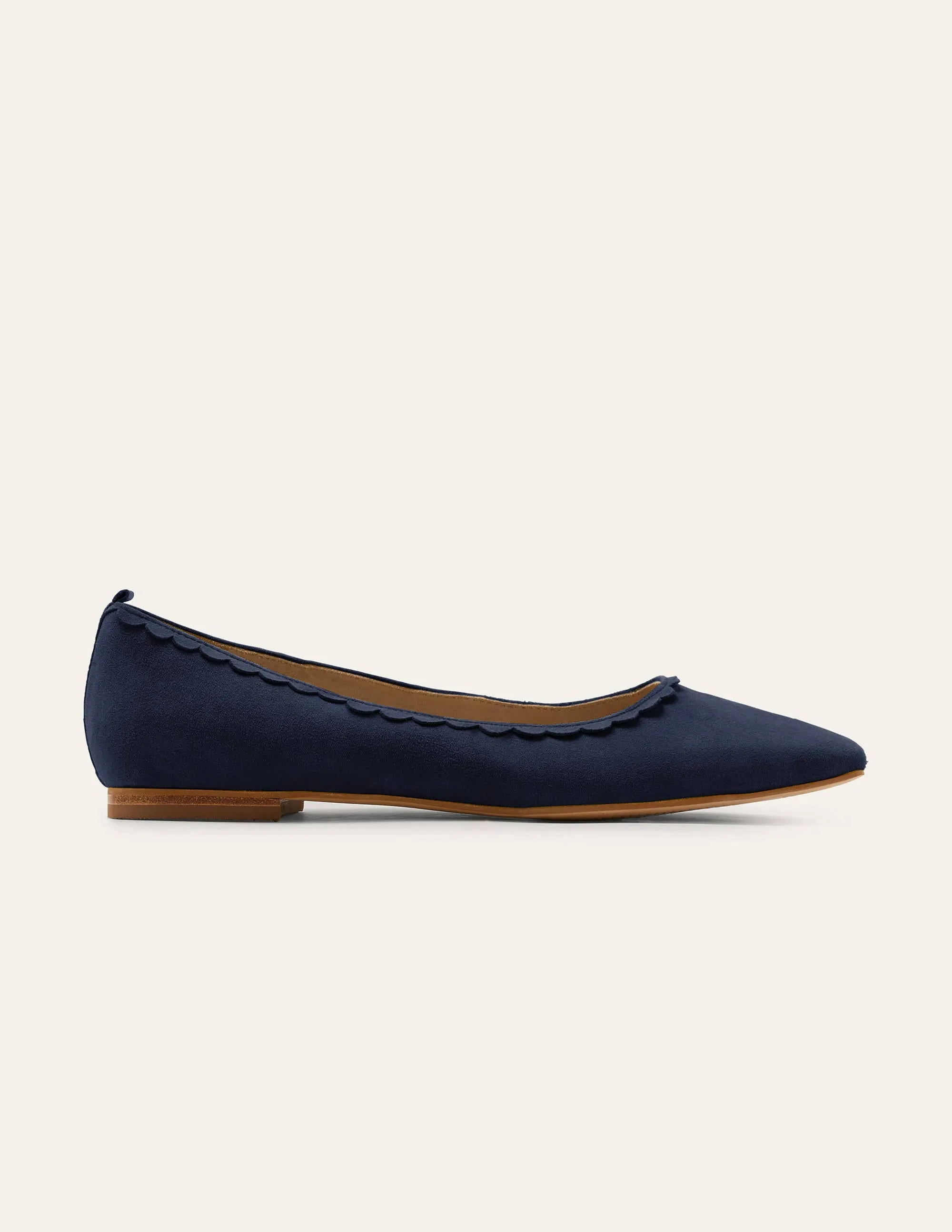 Olive Ballerinas-Navy