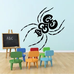 Ornate Beaded Spider Decal
