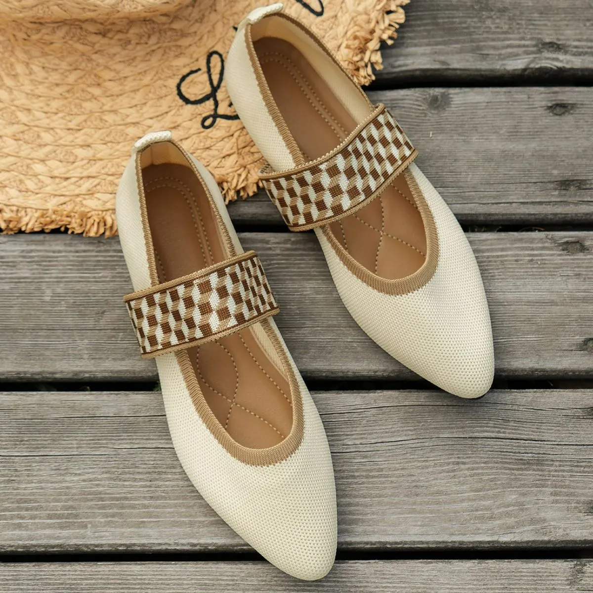 Point Toe Flats Slip-Ons
