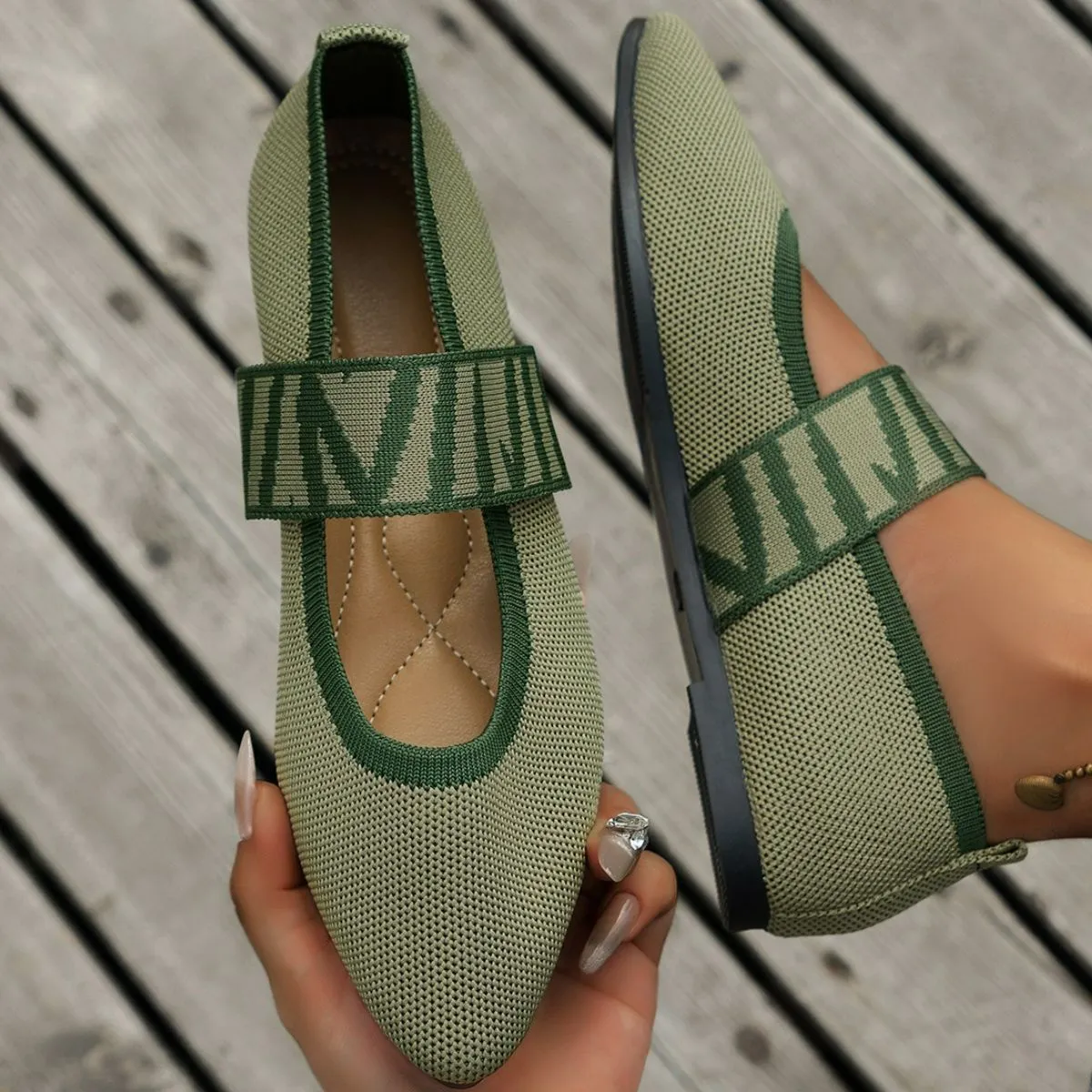 Point Toe Flats Slip-Ons