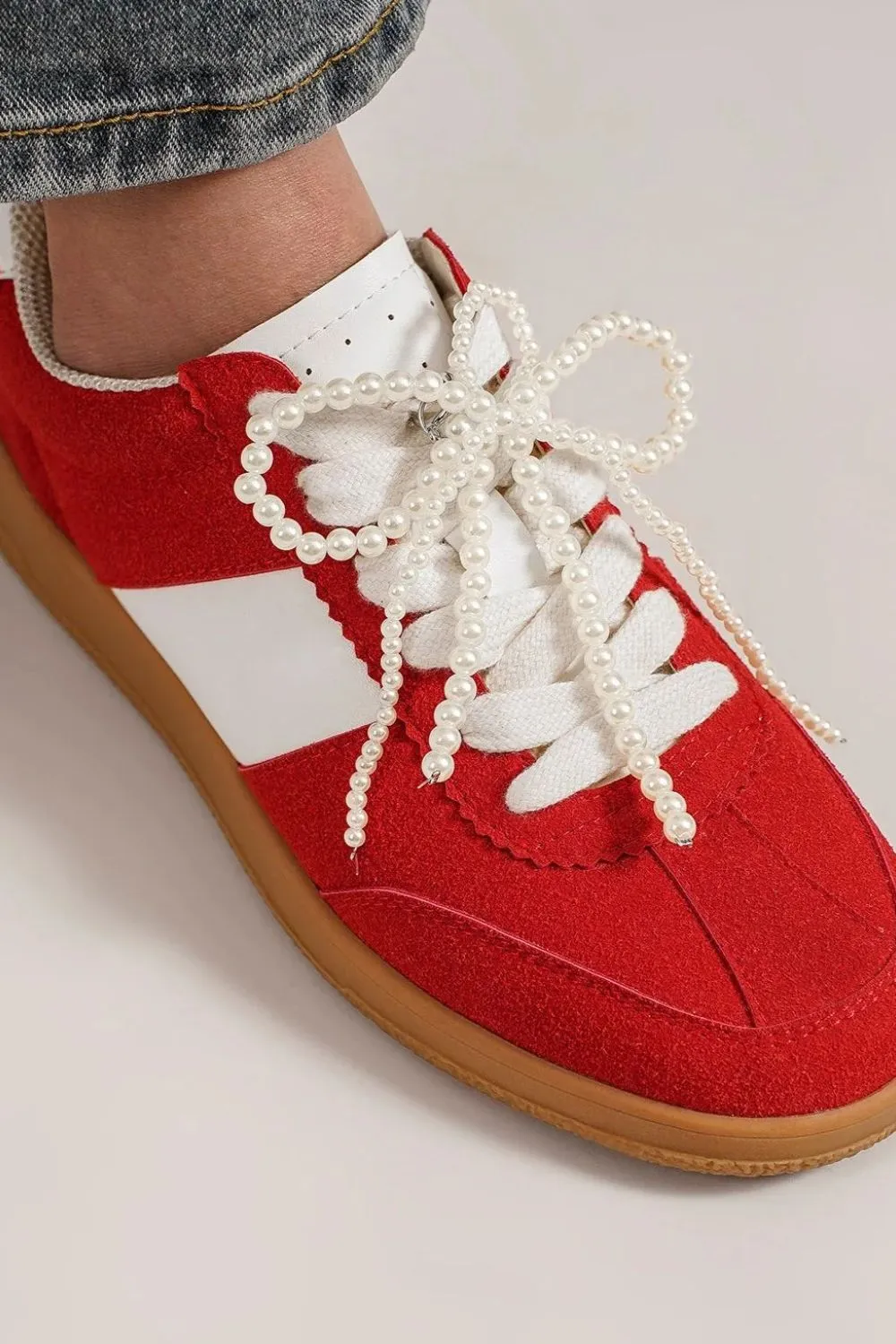 Pretty Girl Beaded Bow Shoe Charm