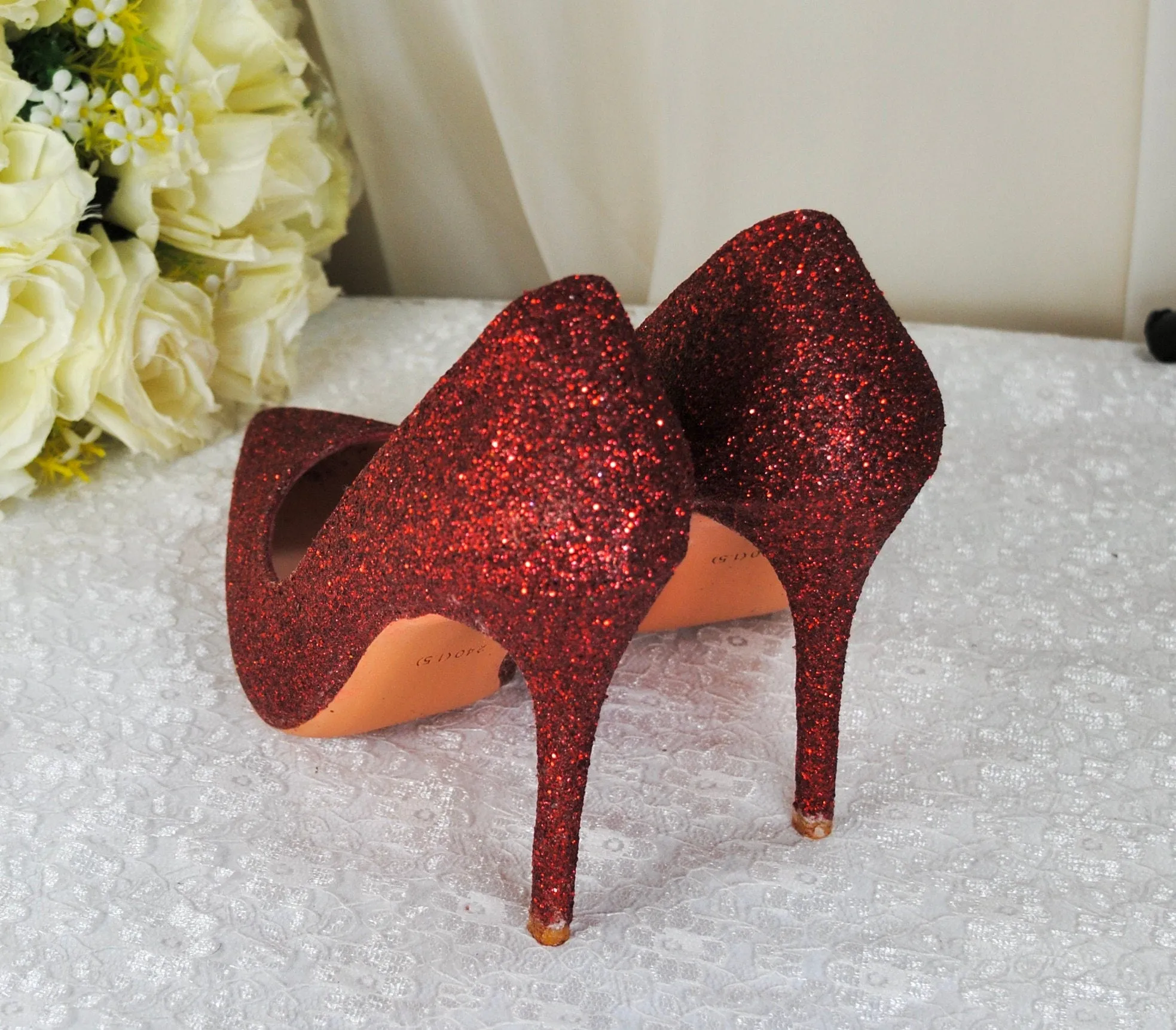 Sparkling Glitter Bridal Shoes