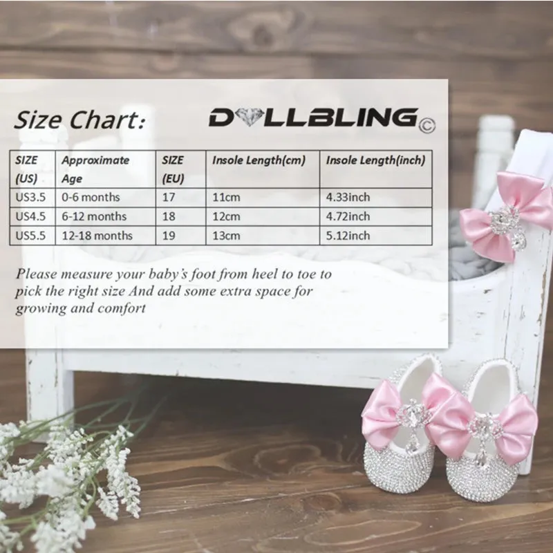 Sparkling Shoes and Headpiece Set - Princesca Pink