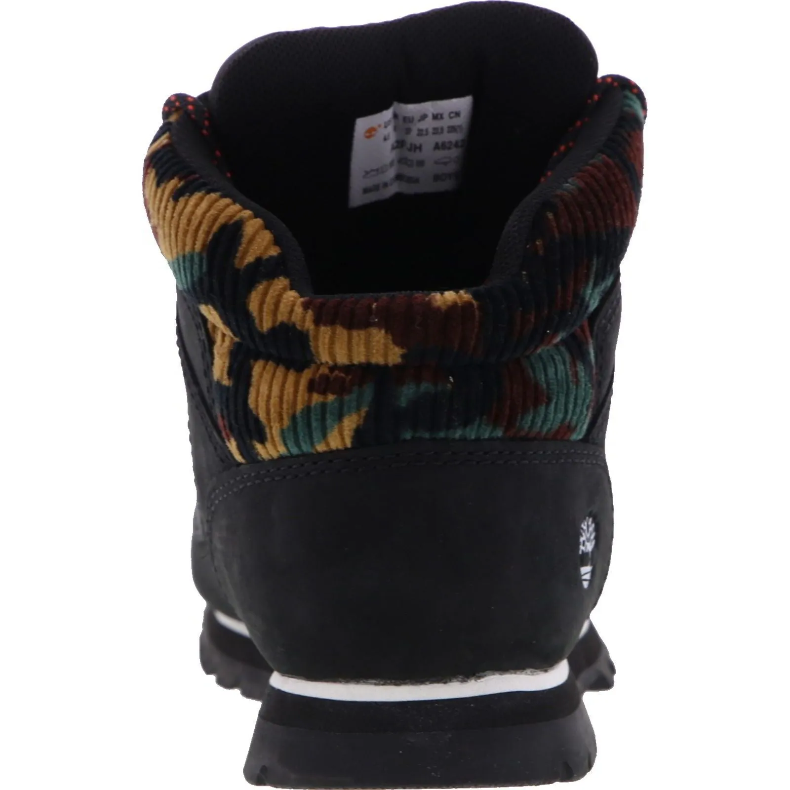 Timberland Euro Sprint Hiker Black Nubuck Leather