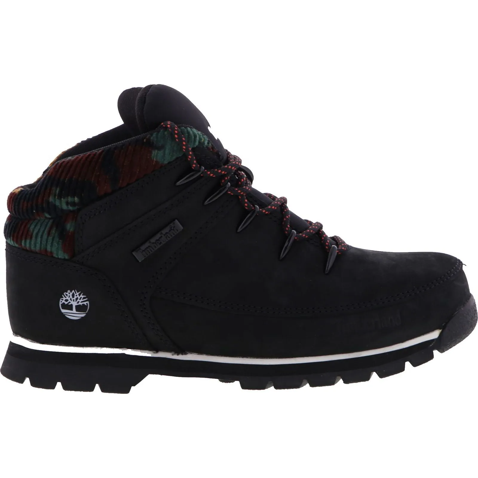 Timberland Euro Sprint Hiker Black Nubuck Leather